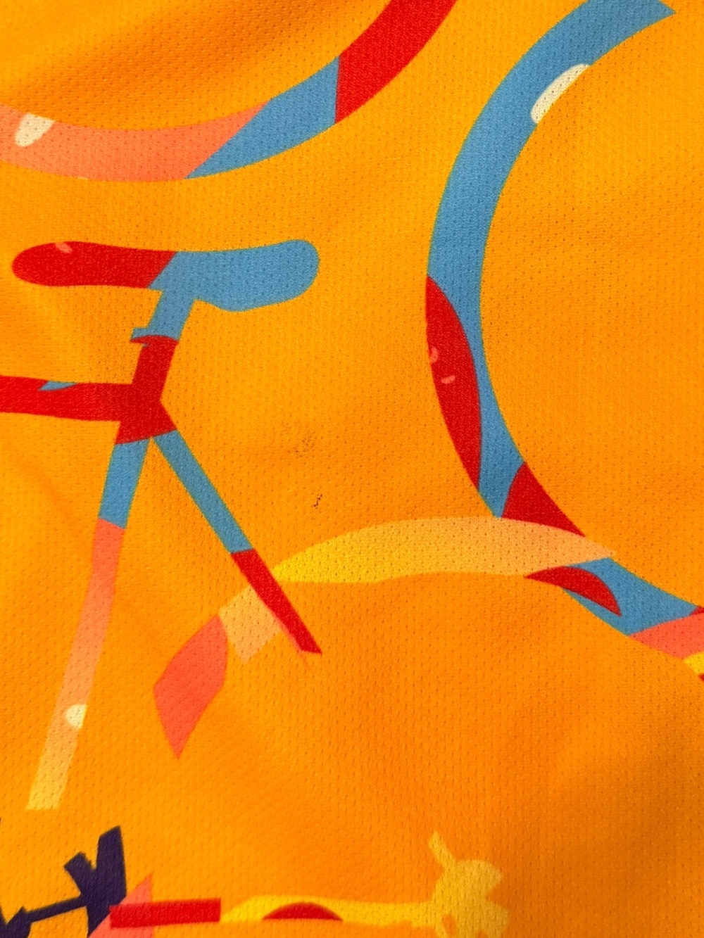 Terry Women's Orange Cycling Jersey with Graphic Bike Print - Picture 7 of 7